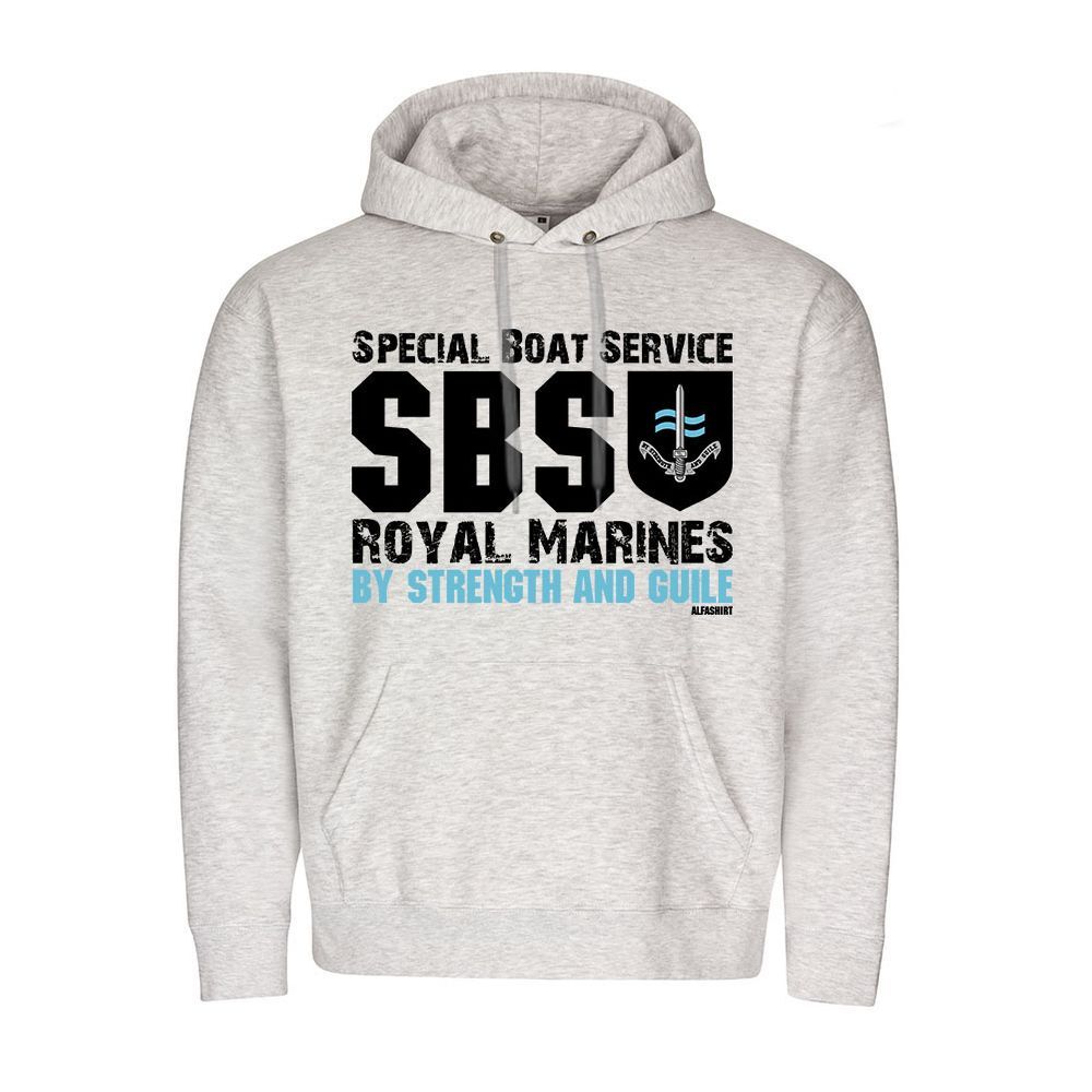 Hoodie SBS Special Boat Service Royal Marines Abzeichen Wappen
