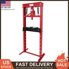 20 Ton Hydraulic Shop Press Jack Stand Adjustable Height Bearing Press Machine