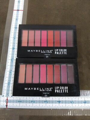 2 MAYBELLINE LIP COLOR PALETTE #01 