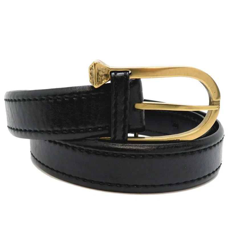 Gucci Ceinture Homme Noire 114883 Authentique Accessoire Mode Occasion