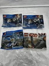 Lego Star Wars 30380,  2 Pack Lego City 30365 And 1 Pack 30315