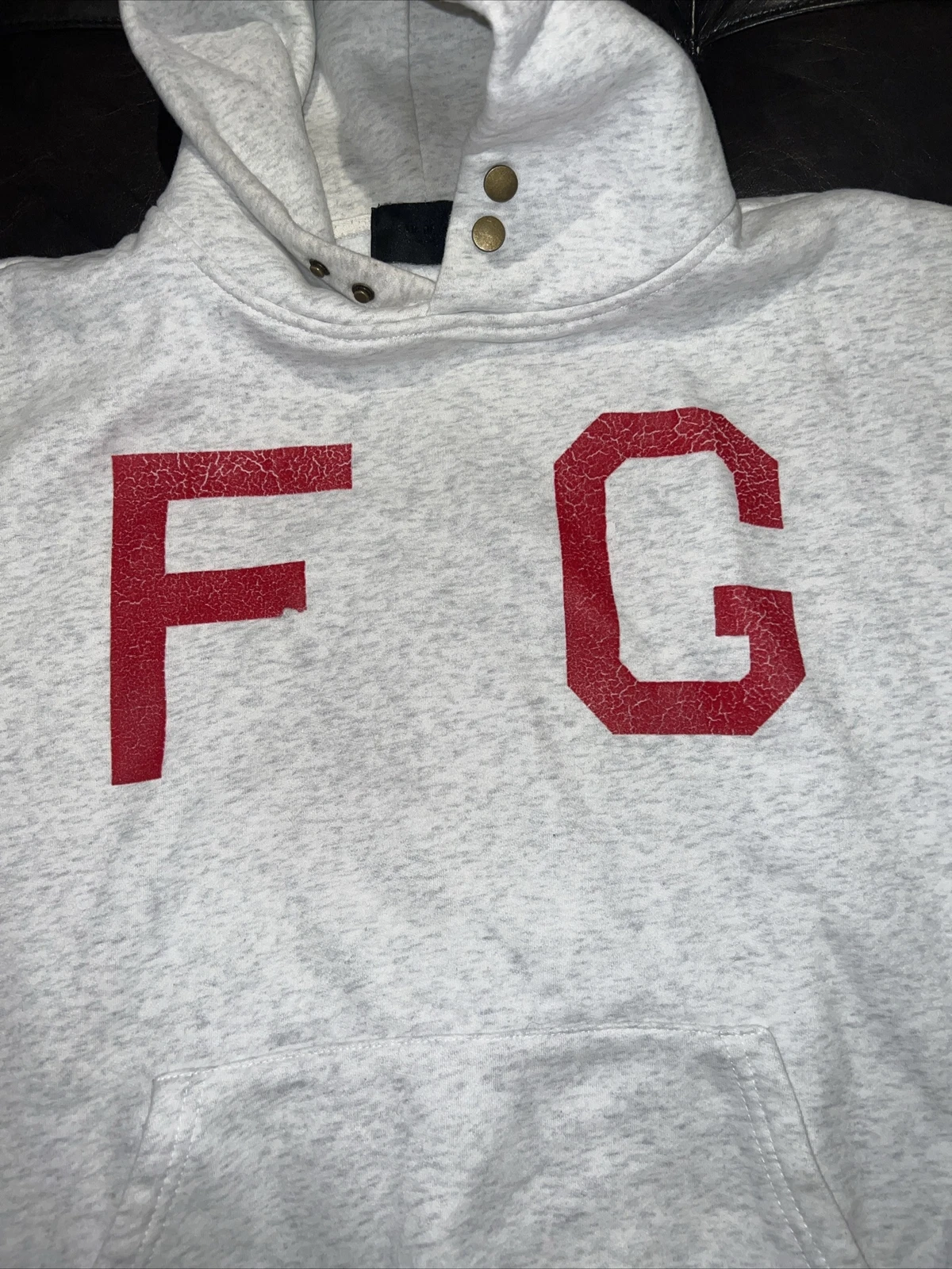Felpa con cappuccio Fear Of God Grigio Chiaro 7a Collezione M Medium F G