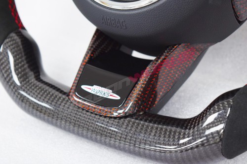 Volante de fibra de carbono personalizable Mini Cooper S JCW F54 F55 F56 F5X LCI 2 - Imagen 9 de 15