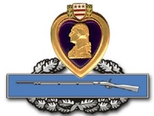 Address Labels -  Purple Heart w CIB