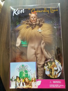 ken as cowardly lion barbie