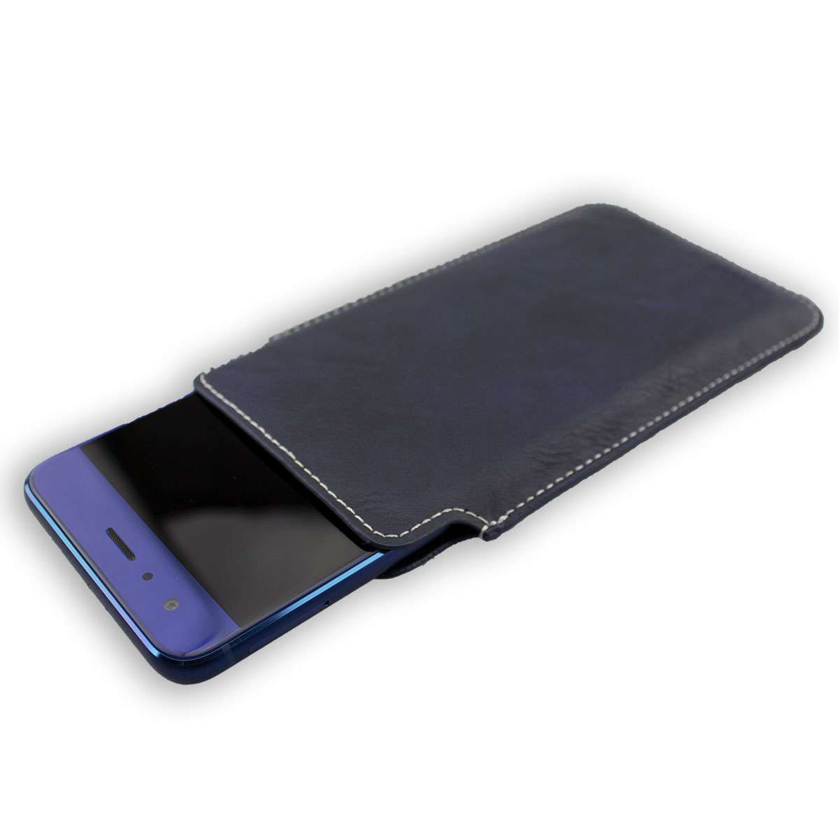 caseroxx Bolsa estilo business para Doogee X6 Pro en azul fabricado con cuero 