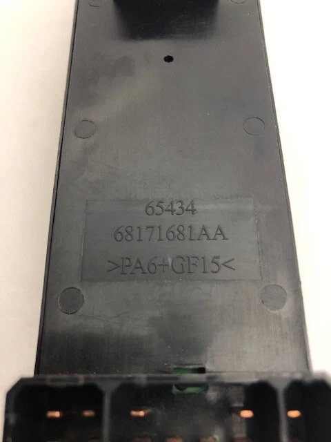 Interruptor de trava de janela e porta Jeep Cherokee 2001 usado Mopar fabricante de equipamento original 68171681AA - Imagem 2 de 4