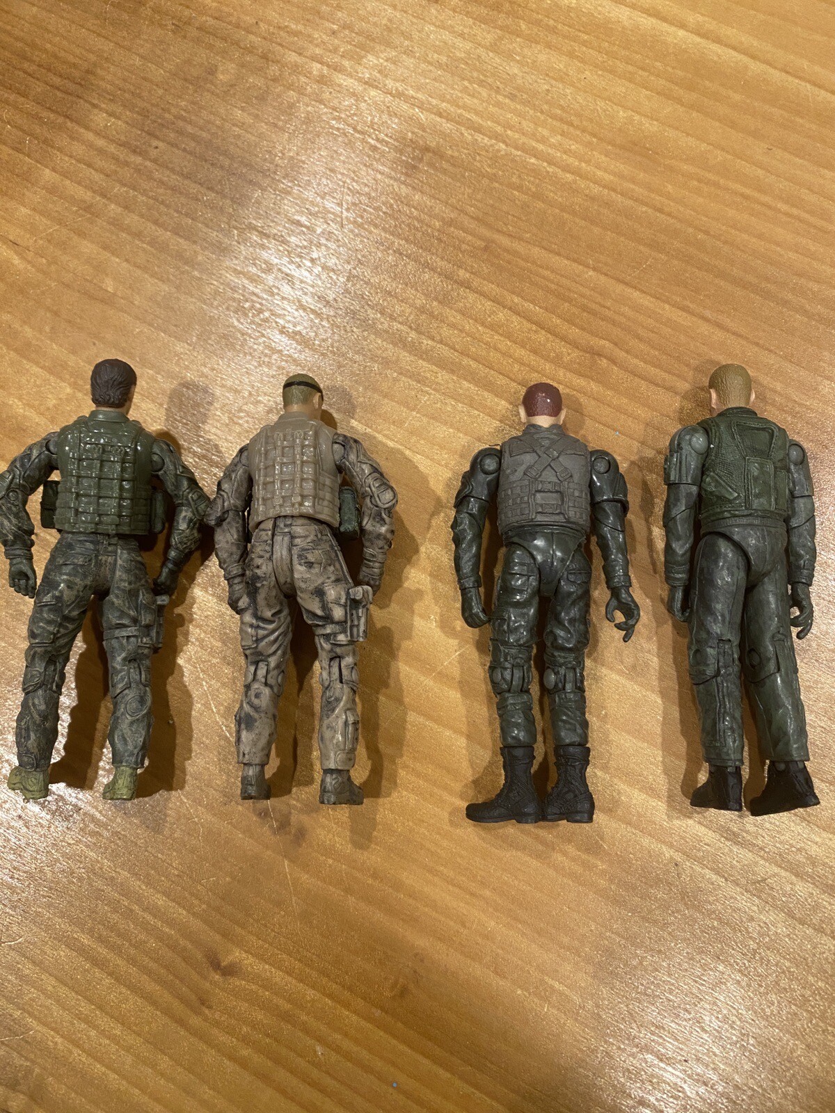 Lot Of 4 Blue Box Elite Force Action Figures Military