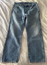 WRANGLER DENIM BLUE JEANS PANTS 35X30