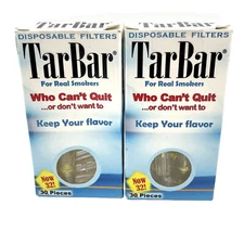TarBar Cigarette Disposable Filters 32 Per Pack 2 Packs