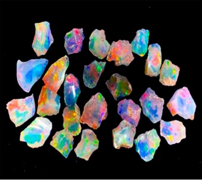 Smooth Opal Rough Lot 08 Pcs 35 Carats Large Ethiopian Welo Opal Raw For Cutting