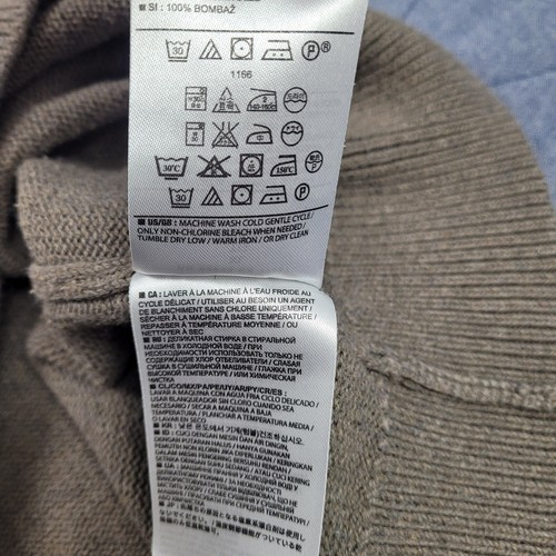Maglione Banana Republic da uomo taglia XL marrone Henley strutturato a maglia finto collo - Foto 7 di 12