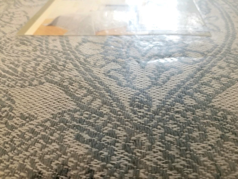 Nueva colcha Carriage House Danbury QUEEN edredón azul floral 102x120 Foto 2 de 3