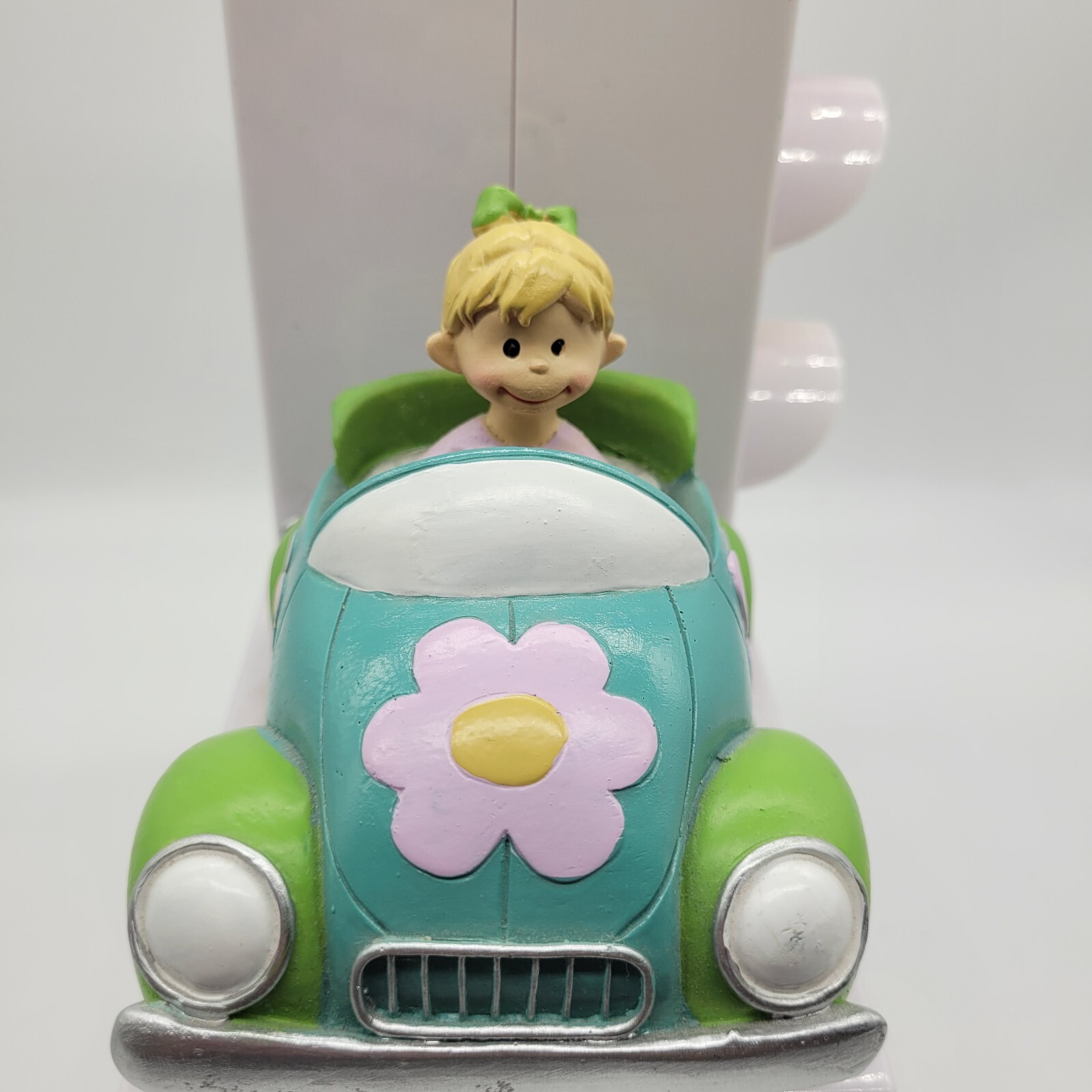 Stoplight Sleep Enhancing Alarm Clock for Kids, Groovy Car with Butterflies