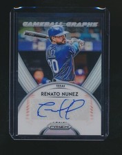 RENATO NUNEZ 2019 PANINI PRIZM GAMEBALL GRAPHS SILVER PRIZM AUTO #GB-RN