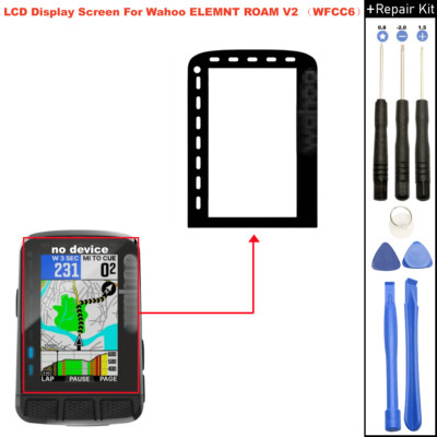 LCD-Display Für Wahoo Elemnt Roam V2 (WFCC6) Fahrrad-GPS-Computer Zu