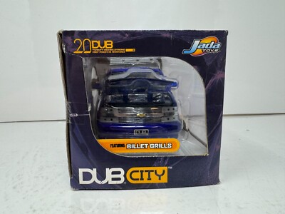 Jada Dub City 2001 Chevy Astro Van Blue 1:24 Diecast KMC Wheels 20