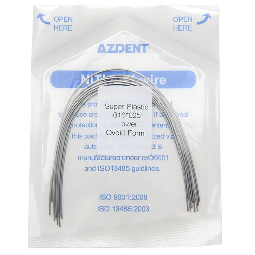 Dental Orthodontic Arch Wire Wires Oval Form Stainless Steel Round/Rectangular - Photo 111/208