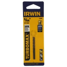 Irwin Industrial Tools 73305 Turbomax 5/64" / 1.9mm Drill Bit, 2-Pack