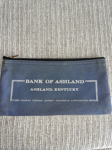 Vintage Bank Deposit Money Bag The Bank of Ashland Kentucky