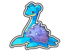 Lapras Waterproof Vinyl Sticker Decal Die-Cut 