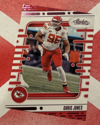 2024 Panini Absolute Football - Chris Jones Pink Reflective No. 52 KC Chiefs