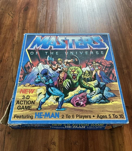 Vintage Mattel Masters Of The Universe 3-D Action Game Incomplete