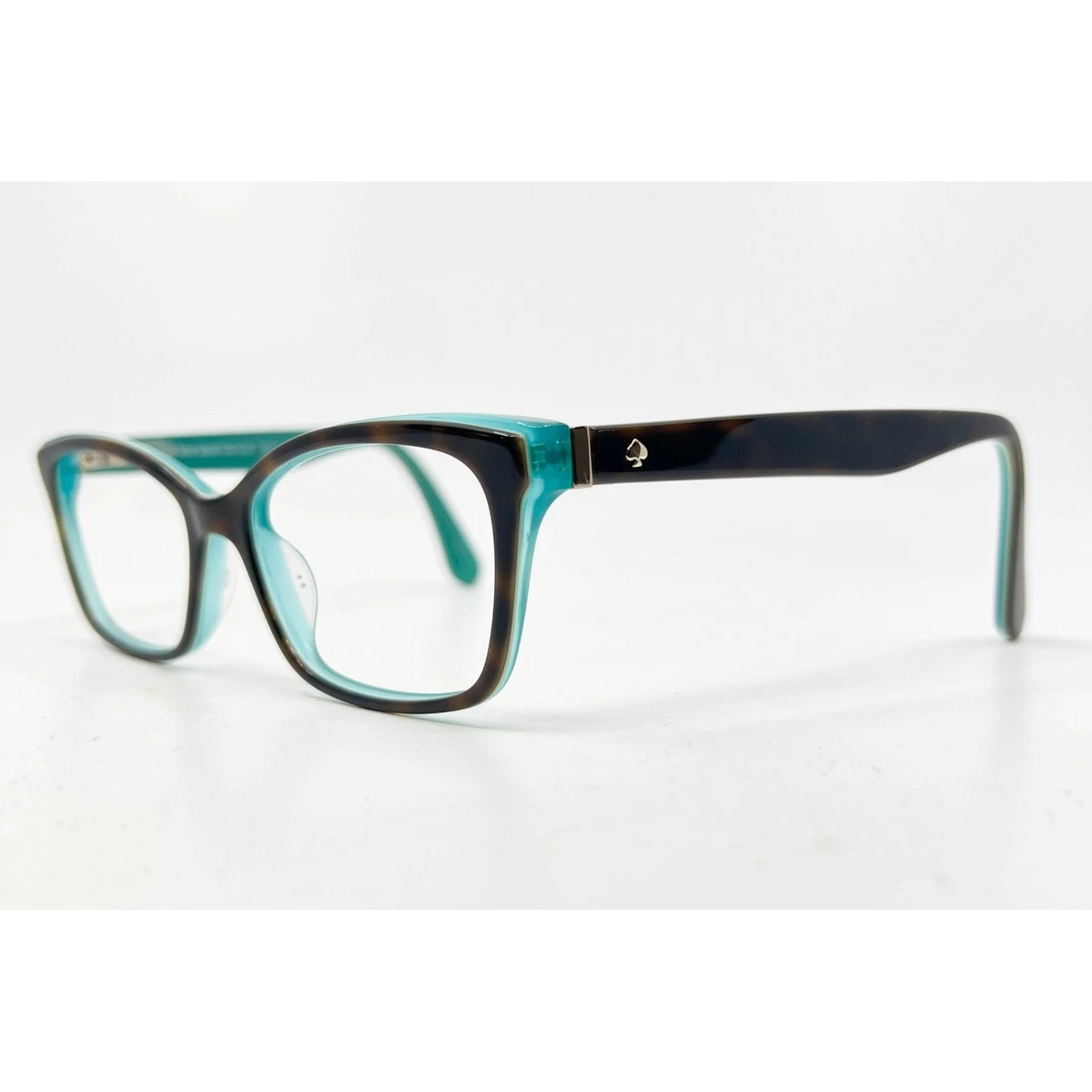 Kate Spade New York Prescription Eye Glass Frames/Brand New w/Tags/Blue-Green Kate Spade Lucyann2 eyeglasses for women in Green main image 2