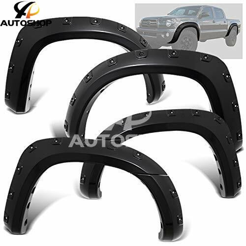 FOR 2005-2011 TOYOTA TACOMA 6 POCKET STYLE BOLT ON RIVET FENDERS 2010 2009 2008 - Picture 1 of 6