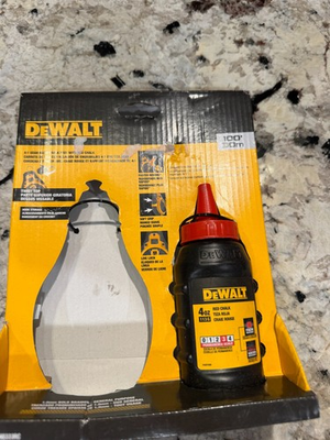 #ad DEWALT 100 ft. Chalk Reel Kit with Red Chalk $14.00