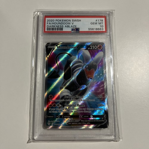 Houndoom V graded PSA 10 for sale on eBay
