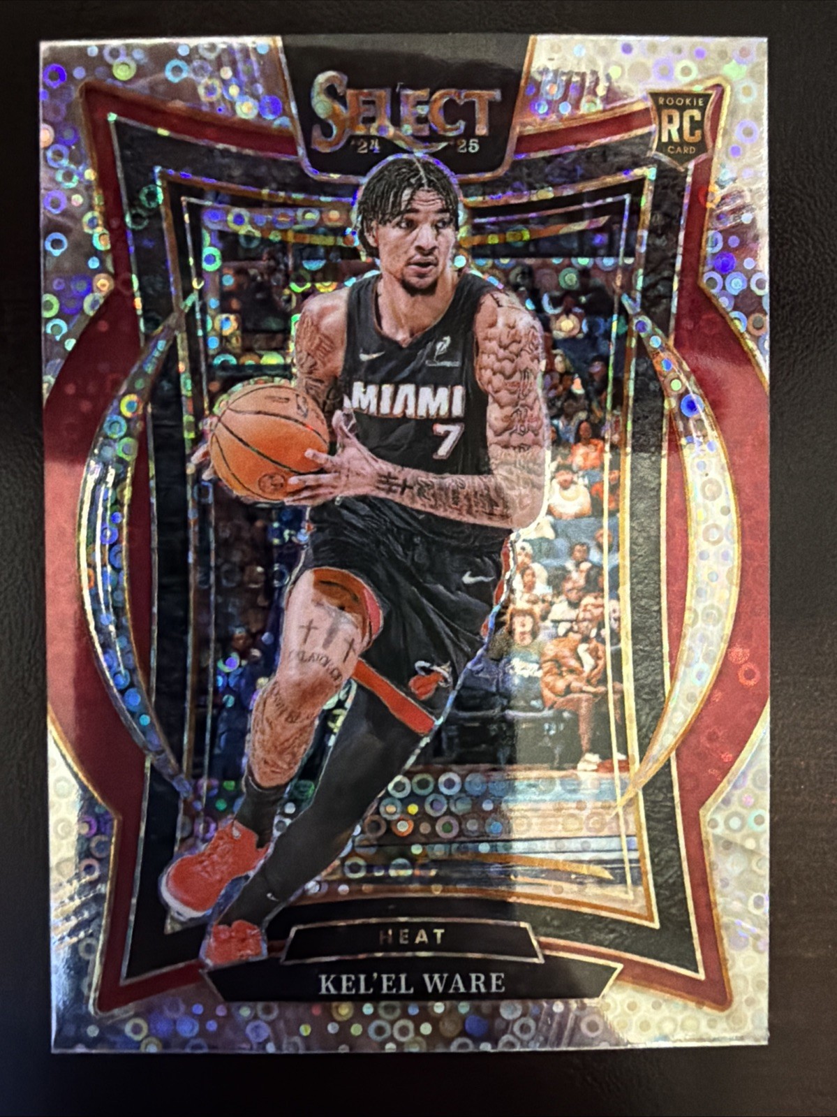 2024-25 Panini Select - Kel'el Ware Concourse #66 Silver Disco Prizm (RC)