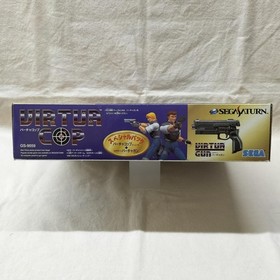 Sega Saturn Virtua Cop Game & Gun Set Used