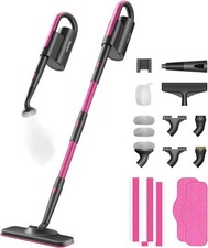 Steam Mop 19-in-1 Dual-Rod Design with Detachable Handheld Steamer for Walls,...