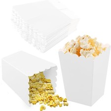 50 Pcs Mini Popcorn Boxes, 3 Colors Popcorn Favor Boxes Popcorn Bags, Popcorn C