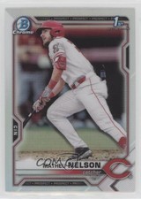 2021 Bowman Draft Chrome Refractor Matheu Nelson #BDC-103 6tw