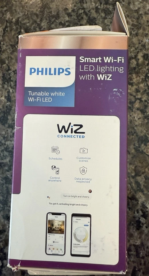 Philips 567222 40W A15 Smart Wi-Fi Vintage Edison LED Bulb Tunable White 2700K - Image 4 of 4