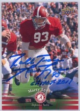 2012 Upper Deck University of Alabama Football Cards Checklist 25