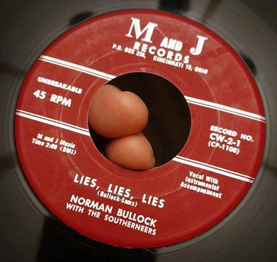 very rare rockabilly 45 norman bullock lies lies lies moanin the blues