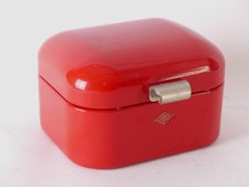 WESCO Mini Grandy Brotkasten  pulverbeschichtetes Stahlblech Rot