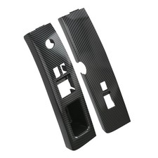 Pair Window Switch Bezel Cover Front Left Right Side Door Switch Panel Trim C...