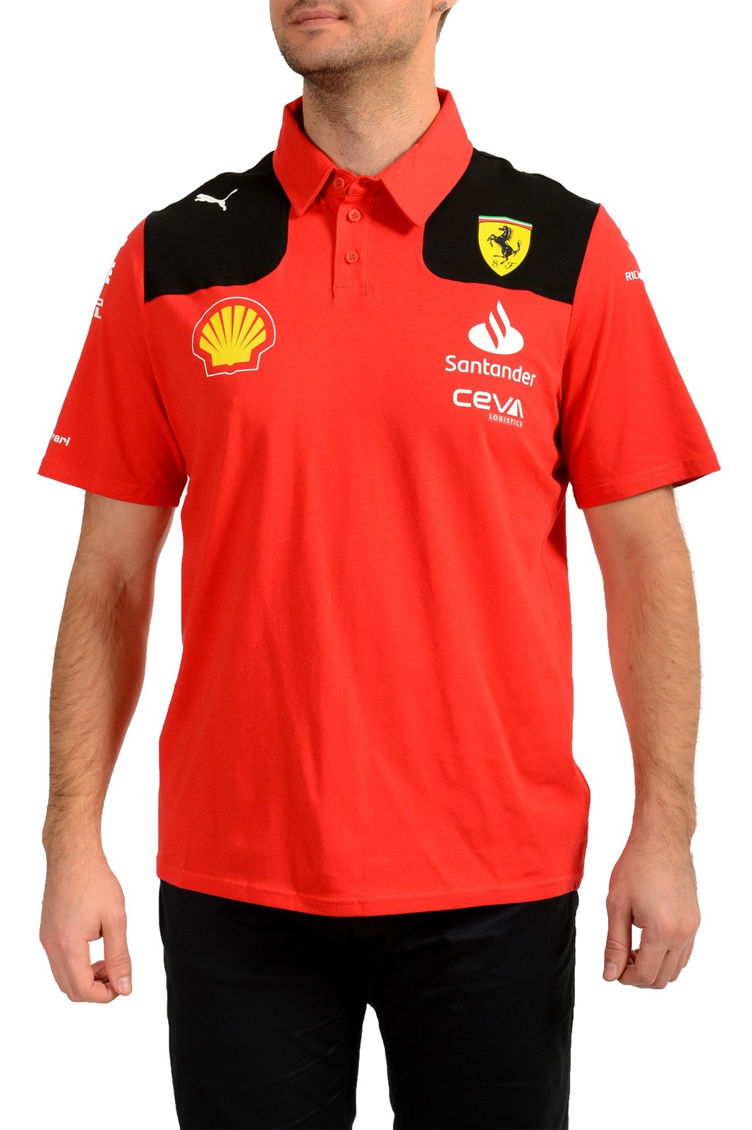 Мужская футболка поло Puma X Scuderia Ferrari из коллекции реплик SF Team US 2XL IT 56