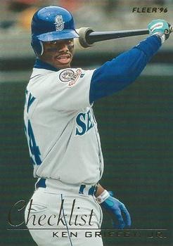 1996 Fleer #2 Ken Griffey Jr. Checklists