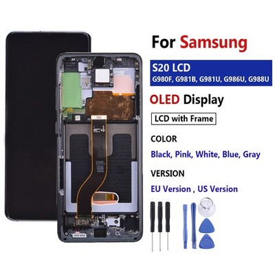 OLED Screen Replacement For Samsung S20 G980F G981B G981U G986U G988U Display