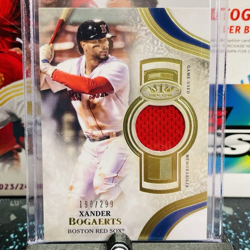 Topps Tier One Tier One Relic Xander Bogaerts 2021 #/299 juego usado 🔥 - Imagen 2 de 5