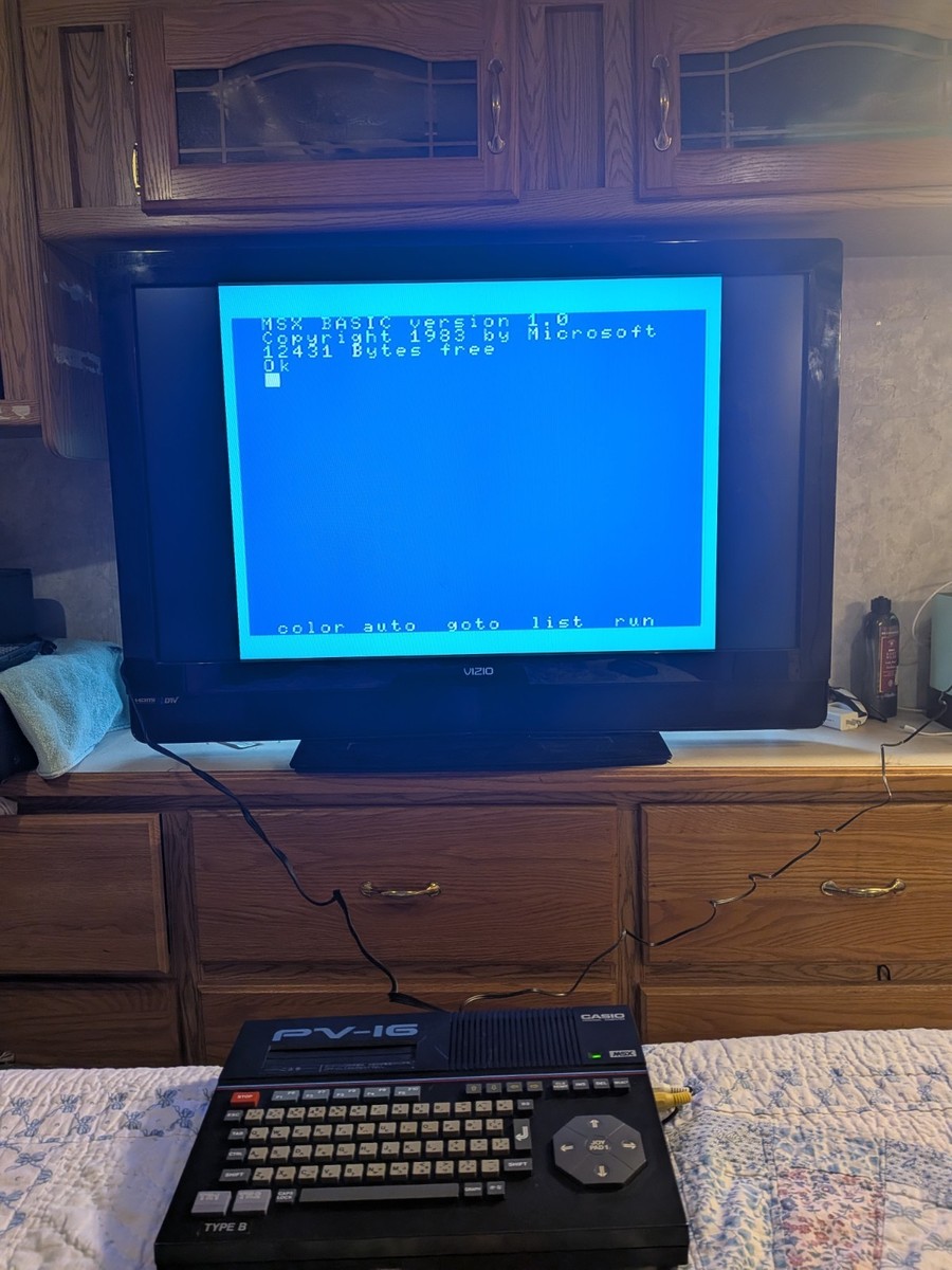 Casio Pv-16 MSX Computer Vintage | eBay