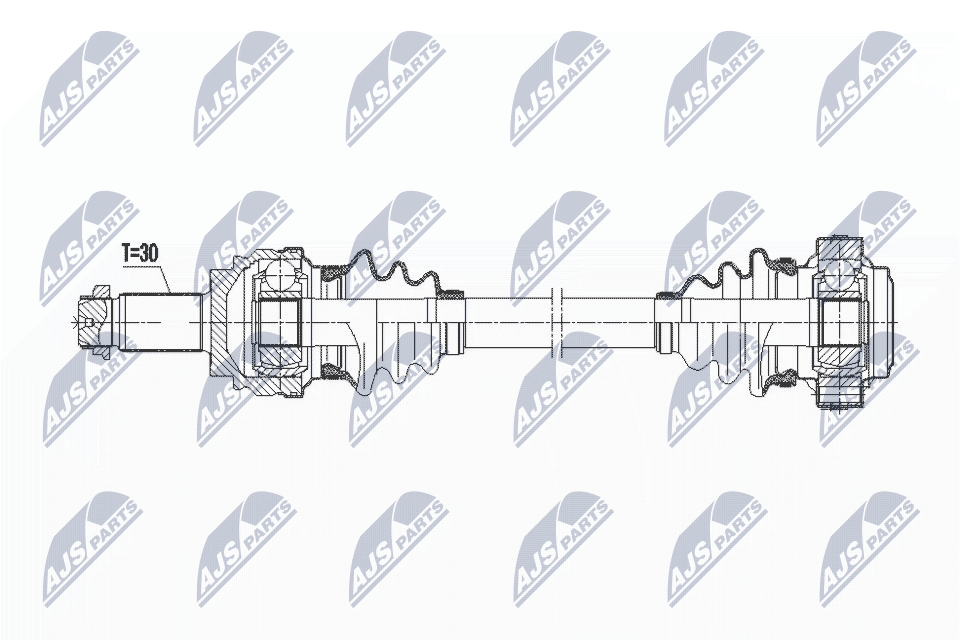 DRIVE SHAFT NPW-BM-071 FOR BMW X1/SUV/E84/SAV N46B20C/BD/E/CD/CC/B 2.0L 4cyl - Image 5