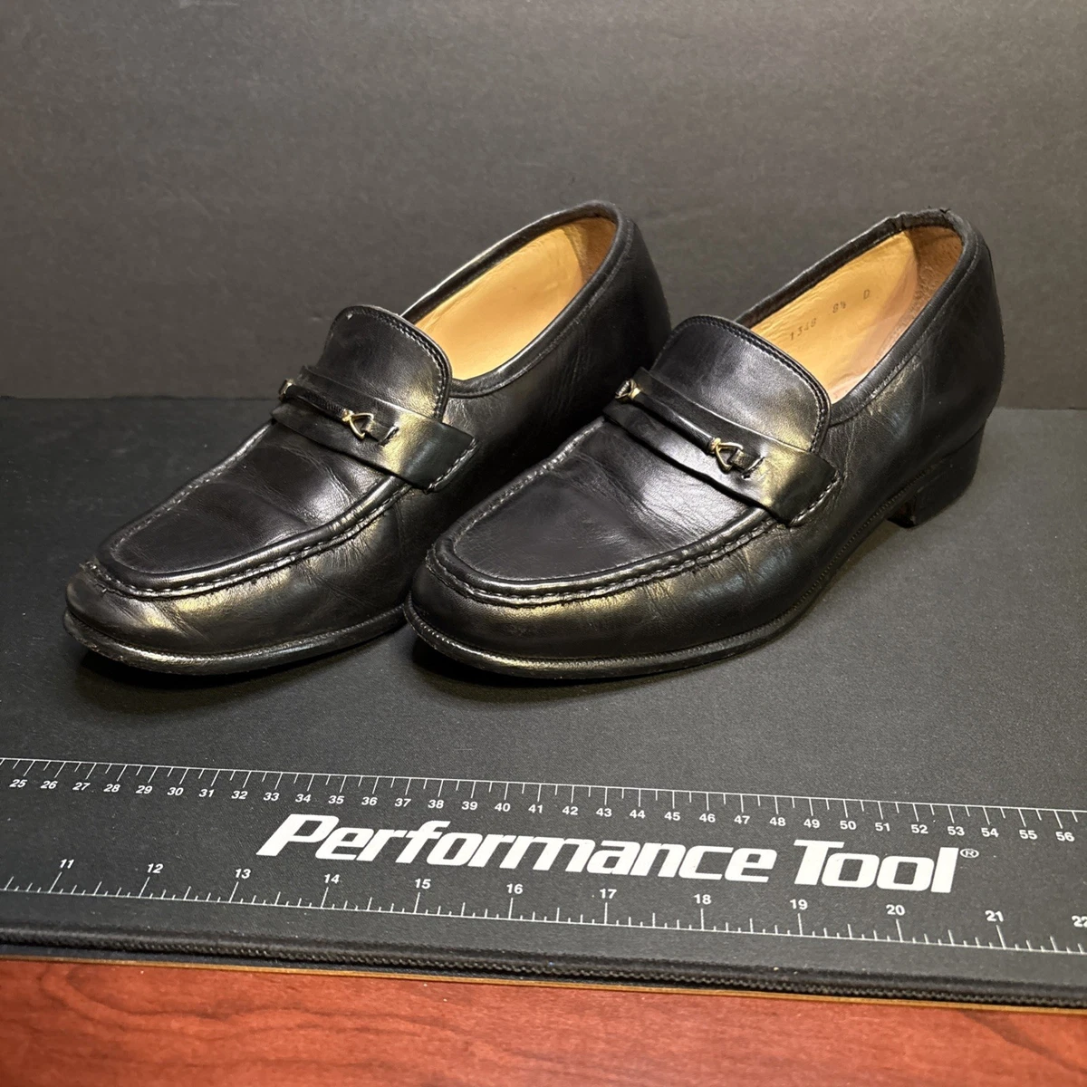 Vero Cuoio Black Dress Shoes for Men with Upper Leather for 