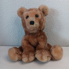 Dakin Golden Bear 9 In Plush Cub Stuffed Toy Ground Nut Shell Stuffing 1976