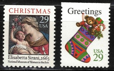 USA 1994 Christmas (from LB) 2v MNH**